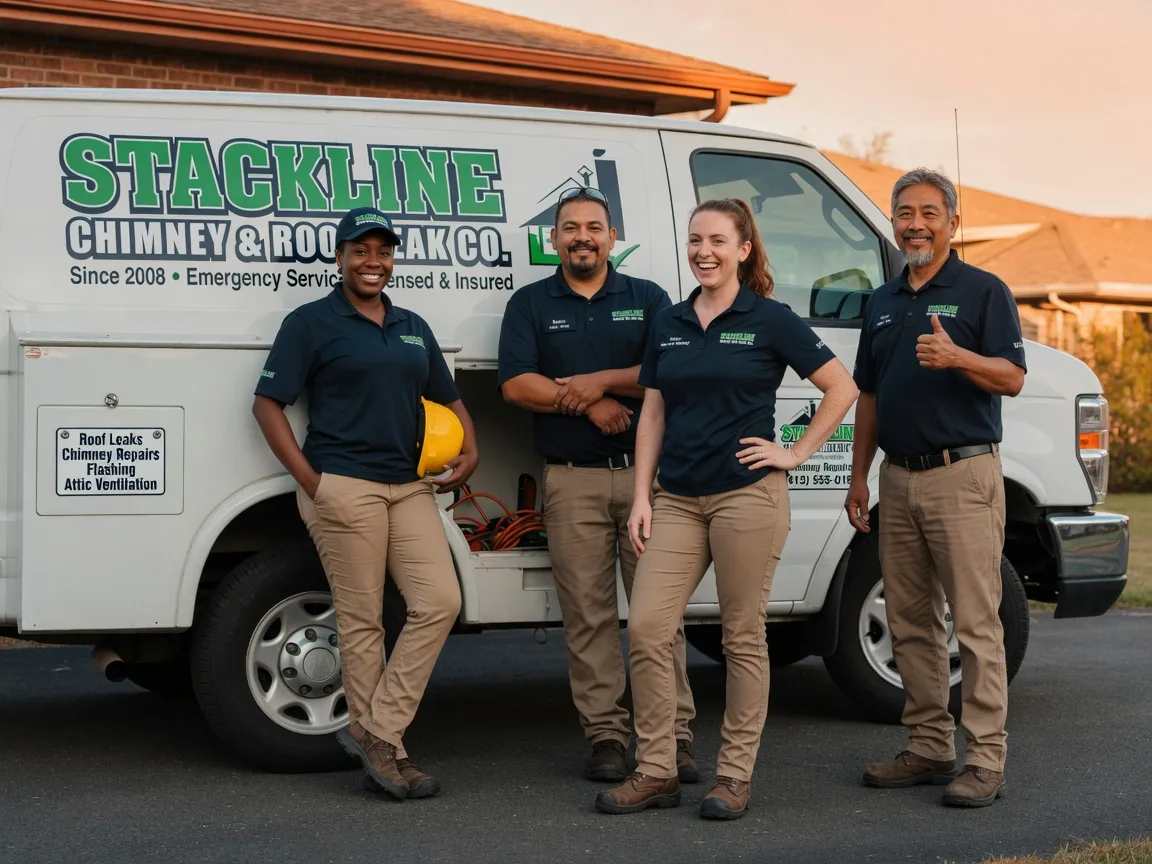 Chimney flashing repair company in Minden, IA